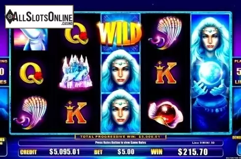 Win Screen . Mystic Moon: Big Hit Bonanza from Ainsworth