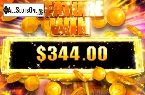 Win Screen . Mystic Moon: Big Hit Bonanza from Ainsworth