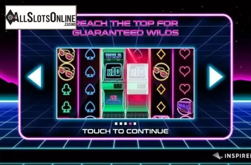 Start Screen. Neon Pyramid from Inspired Gaming