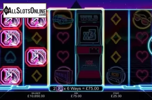 Win Screen 1. Neon Pyramid from Inspired Gaming