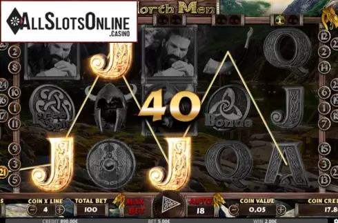 Win screen 3. North Men from Capecod Gaming