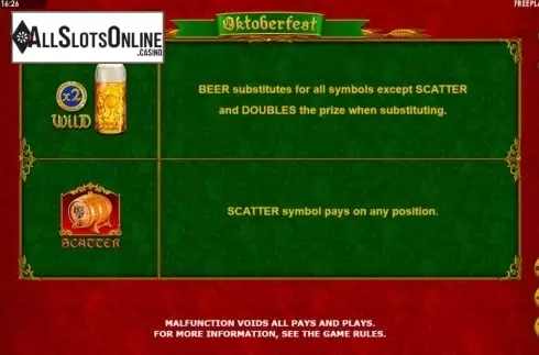Features. Oktoberfest (Amatic Industries) from Amatic Industries