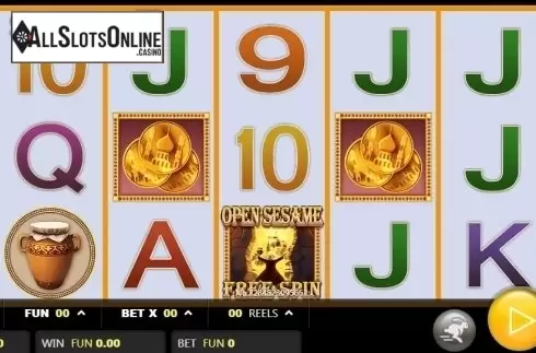 Reel screen. Open Sesame (JDB168) from JDB168