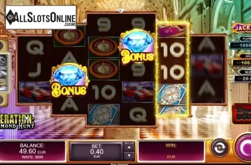 Reel Screen 2. Operation Diamond Hunt from Kalamba Games