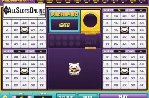 Game workflow screen . Pachinko 3D from Salsa Technology