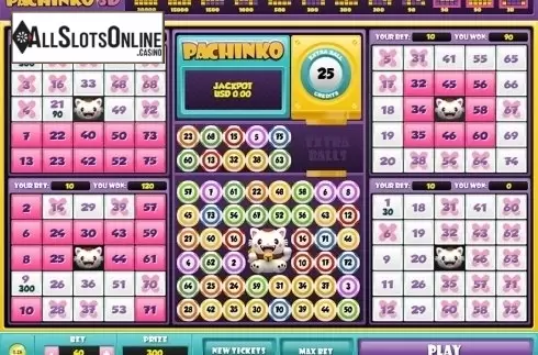 Game workflow screen 3. Pachinko 3D from Salsa Technology