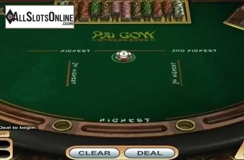 Game Screen. Pai Gow Poker (Betsoft) from Betsoft