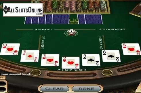 Game Screen. Pai Gow Poker (Betsoft) from Betsoft