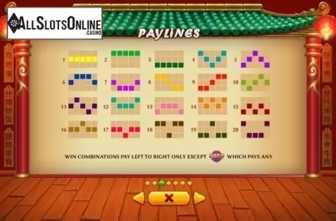 Paytable 3. Panda Chef from Skywind Group