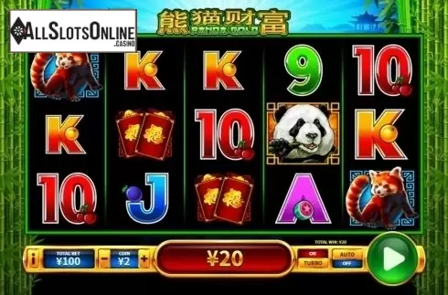 Win Screen . Panda Gold (Skywind Group) from Skywind Group