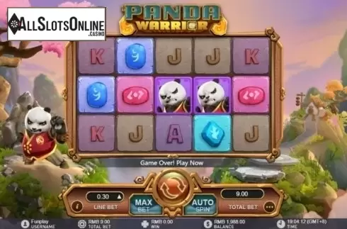 Reel Screen. Panda Warrior (GamePlay) from GamePlay