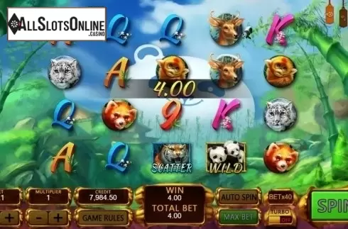 Win Screen. Panda's Gold (XIN Gaming) from XIN Gaming