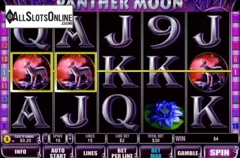 Screen8. Panther Moon from Playtech