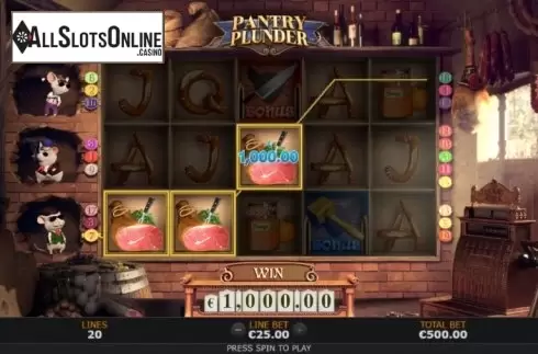 Win Screen 1. Pantry Plunder from SUNFOX Games