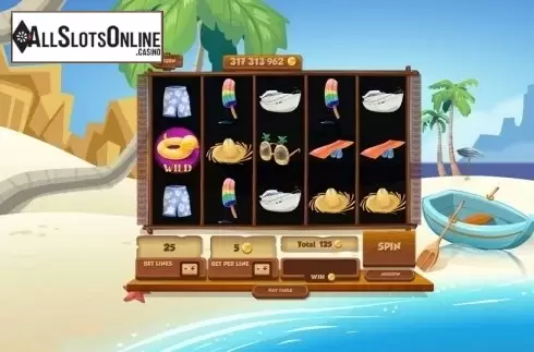 Win Screen 2. Paradise Beach (Red Rake) from Red Rake