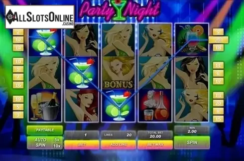 Win Screen 2. Party Night (GamesOS) from GamesOS