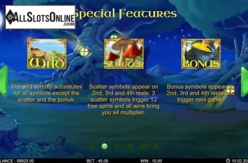 Feature screen 1. Patric’s Riches from 7mojos
