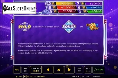 Features 1. Pay Day from Greentube