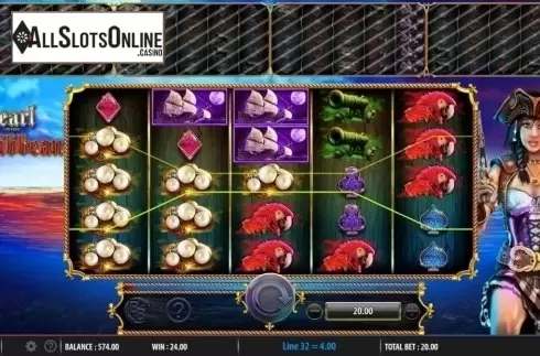 Win Screen 3. Pearl of the Caribbean from Barcrest