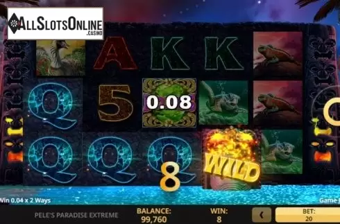 Win screen 3. Peles Paradise Extreme from High 5 Games