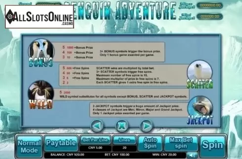 Features. Penguin Adventure from Aiwin Games