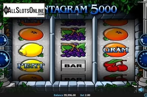 Reel Screen. Pentagram 5000 from Realistic