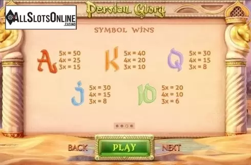 Screen3. Persian Glory from Cayetano Gaming