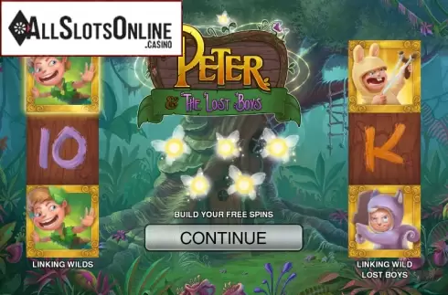Game features. Peter & the Lost Boys from Push Gaming