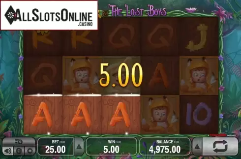 Win. Peter & the Lost Boys from Push Gaming