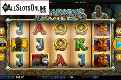 Screen 1. Pharaohs Wild from CORE Gaming