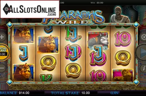 Screen 2. Pharaohs Wild from CORE Gaming