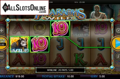 Screen 5. Pharaohs Wild from CORE Gaming