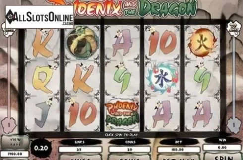 Screen2. Phoenix and the Dragon from Microgaming