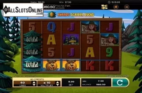 Win Screen 2. Pick-Nik Park from High 5 Games