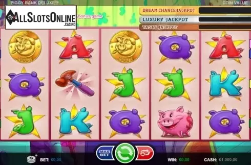 Reel Screen. Piggy Bank Deluxe from Betsson Group