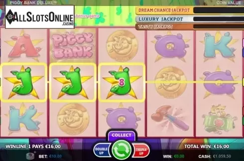 Win Screen 2. Piggy Bank Deluxe from Betsson Group