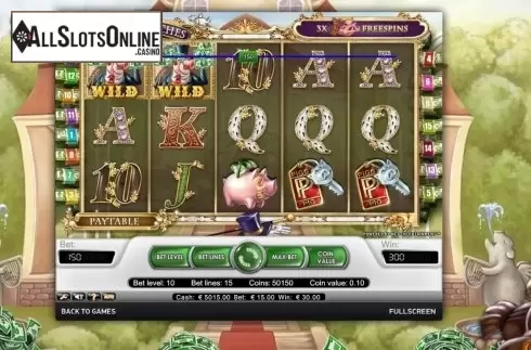 Win Screen . Piggy Riches from NetEnt