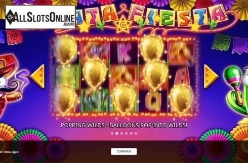 Intro screen 2. Pinata Fiesta from iSoftBet