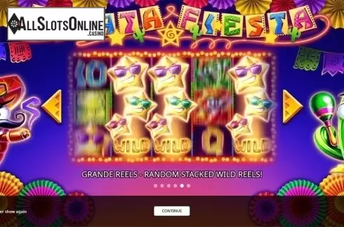 Intro screen 5. Pinata Fiesta from iSoftBet