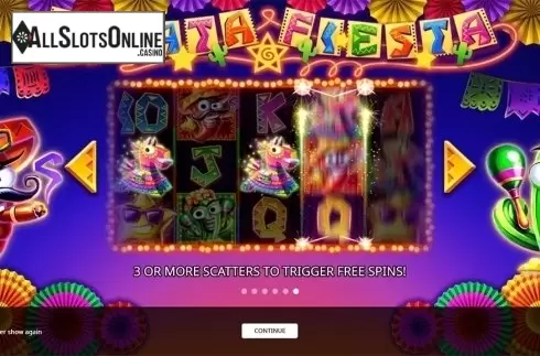 Intro screen 6. Pinata Fiesta from iSoftBet
