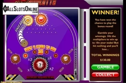 Game workflow. Pinball Roulette from Playtech