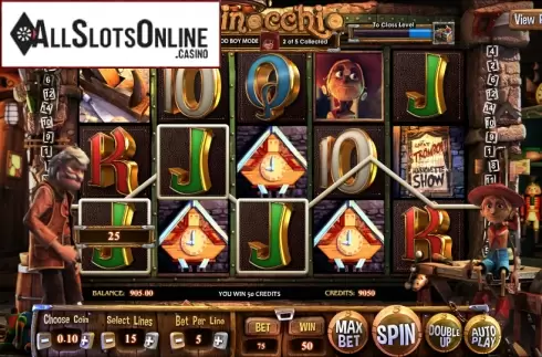 Reels. Pinocchio (Betsoft) from Betsoft