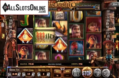 Wild. Pinocchio (Betsoft) from Betsoft
