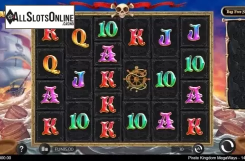 Reel Screen. Pirate Kingdom Megaways from IronDog