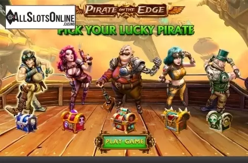 Intro screen. Pirate on the Edge from Skywind Group