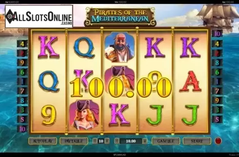 Win Screen. Pirates Of The Mediterranean from Spearhead Studios