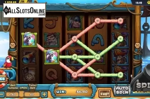 Win Screen. Pirates Treasure (Dream Tech) from Dream Tech