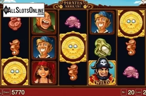 Free Spins screen. Pirates arrr us! HD from Merkur