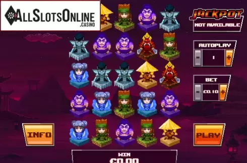 Main game. Pixel Samurai from Playtech