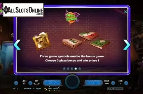 Features 2. Pizza Invaders from We Are Casino